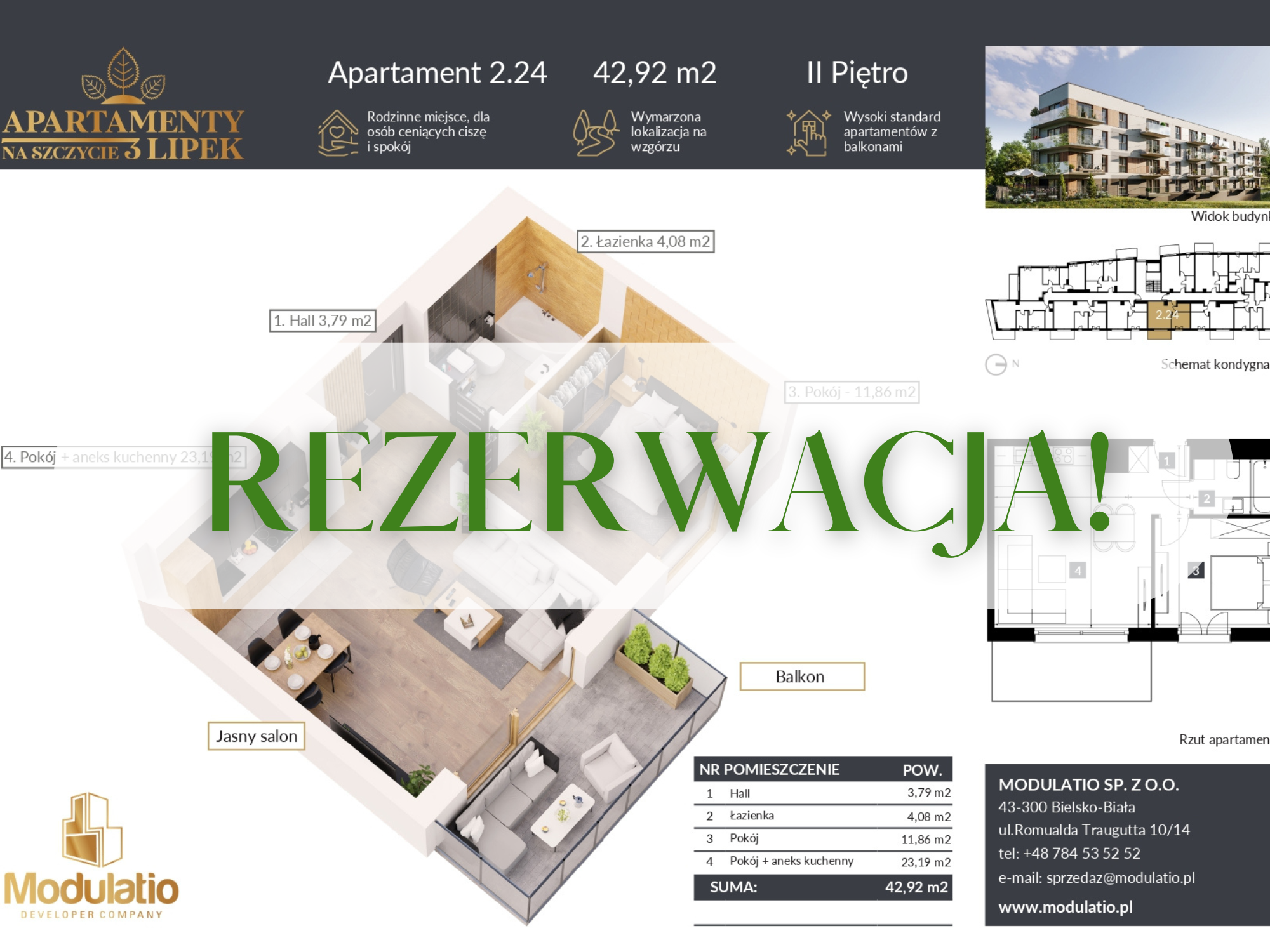 Ostatnie małe mieszkanie na 2 piętrze ZAREZERWOWANE!